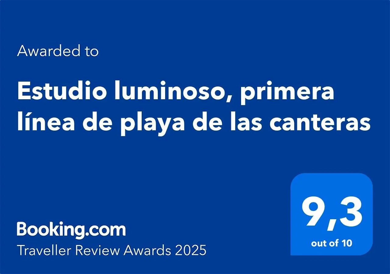 Estudio Luminoso, Primera Linea De Playa De Las Canteras Las Palmas / Gran Canaria 0*,